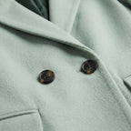 Women's Double-Breasted Midi Coat – Relaxed