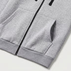 Men's Heathered Knit Zip Hoodie – Kangaroo Pocket