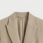 Women's Tailored Suit – Single-Breasted Blazer, Wide-Leg Trousers