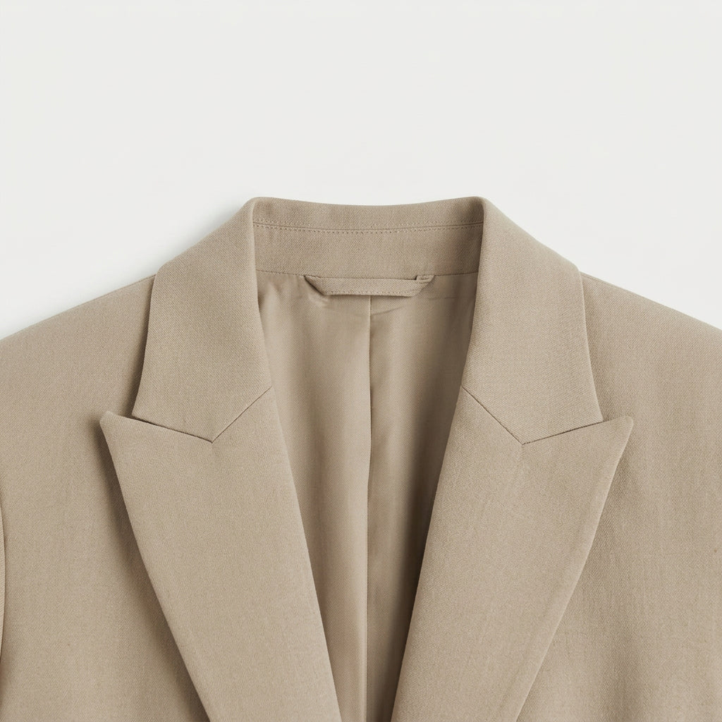 Women's Tailored Suit – Single-Breasted Blazer, Wide-Leg Trousers
