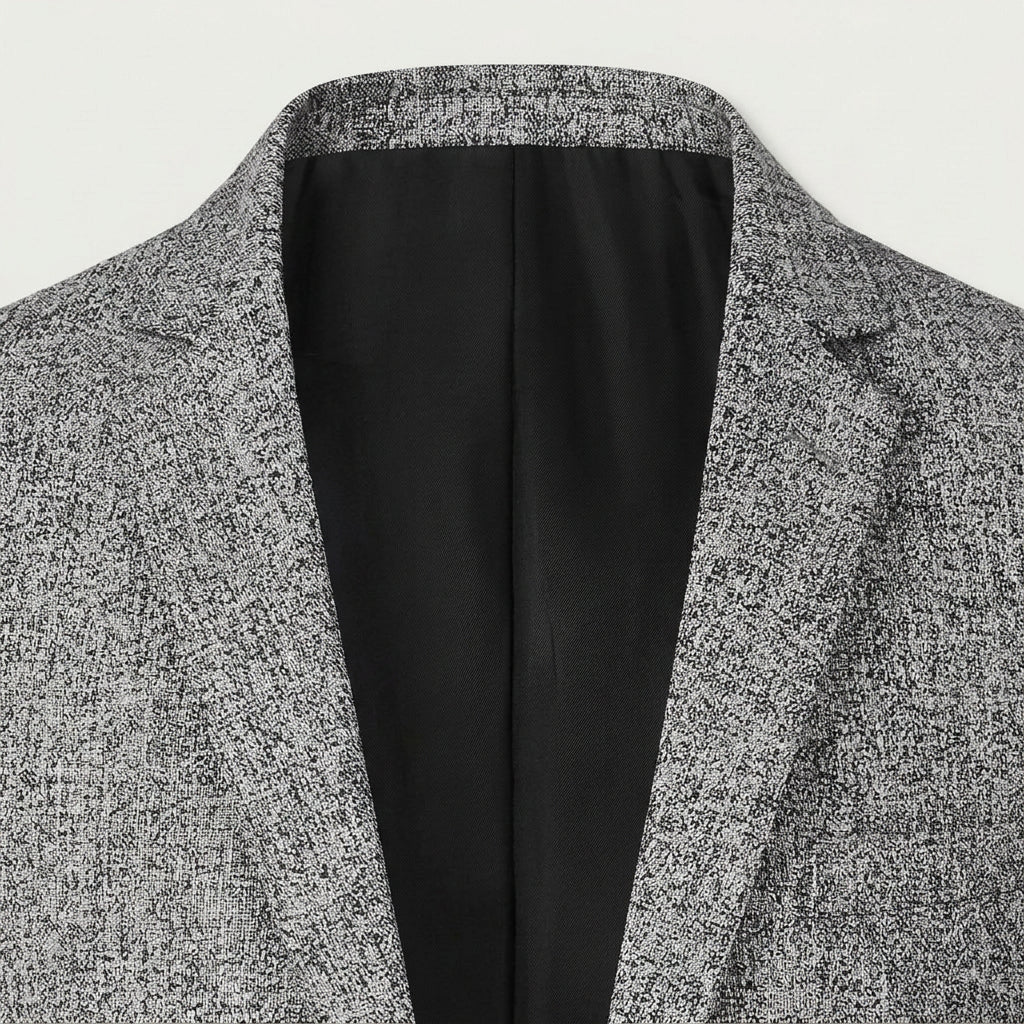 Men's Single Breasted Tailored Blazer – Notch Lapel