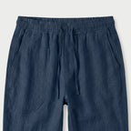 Men's Lightweight Linen Drawstring Pants – Elastic Waist