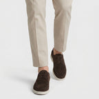 Men's Suede Casual Derby Shoes – Lightweight Sole