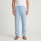 Men's Lightweight Linen Drawstring Pants – Elastic Waist