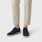 Men's Suede Casual Derby Shoes – Lightweight Sole