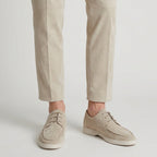 Men's Suede Casual Derby Shoes – Lightweight Sole