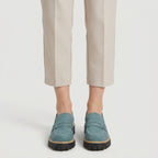 Women's Chunky Lug Sole Loafers – Slip-On