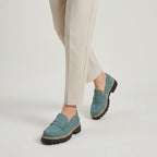 Women's Chunky Lug Sole Loafers – Slip-On