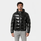 Men's Fitted Hooded Puffer Jacket