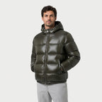 Men's Fitted Hooded Puffer Jacket