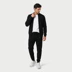 Men's Cashmere Zip Cardigan & Jogger Set – Relaxed Fit