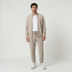 Men's Cashmere Zip Cardigan & Jogger Set – Relaxed Fit