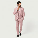 Men's Three-Piece Tailored Suit – Double Breasted