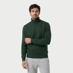 Men's Fine Knit Turtleneck Sweater – Regular Fit
