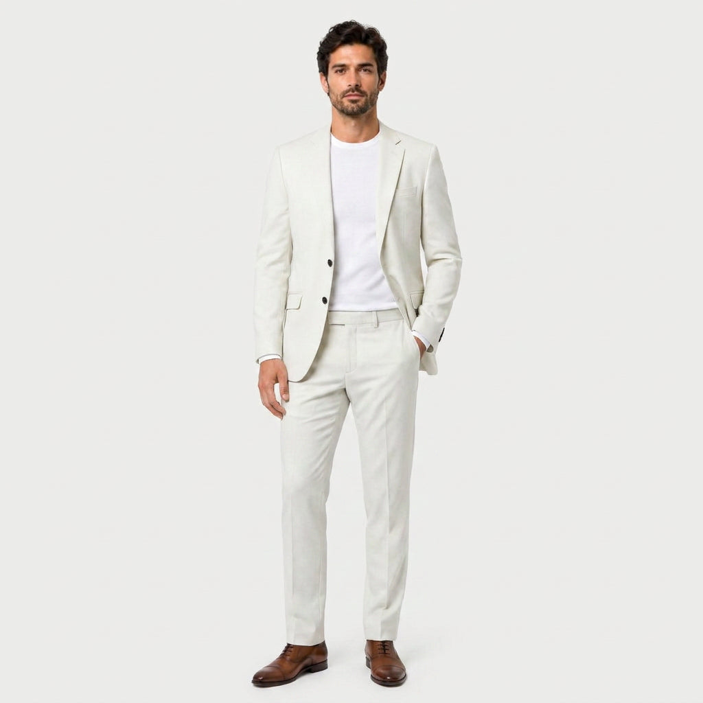 Men's Two-Piece Tailored Suit – Single Breasted