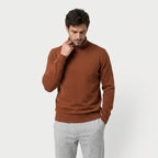 Men's Fine Knit Turtleneck Sweater – Regular Fit