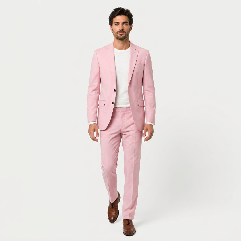 Men's Two-Piece Tailored Suit – Single Breasted
