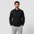 Men's Overshirt – Brushed Flannel, Chest Pockets