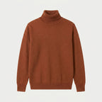 Men's Fine Knit Turtleneck Sweater – Regular Fit
