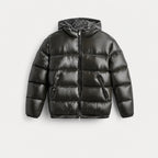 Men's Fitted Hooded Puffer Jacket