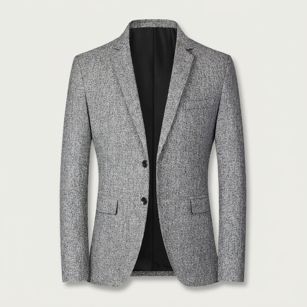 Men's Single Breasted Tailored Blazer – Notch Lapel