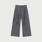 Men's Tailored Wide-Leg Pleated Trousers – Relaxed Fit