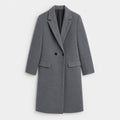 Women's Double-Breasted Midi Coat – Relaxed
