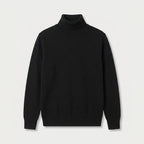 Men's Fine Knit Turtleneck Sweater – Regular Fit