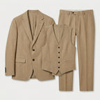 Men's Three-Piece Tailored Suit – Double Breasted
