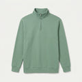 Men's Quarter-Zip Sweatshirt – Stand Collar, Brushed Fleece