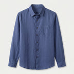 Men's Long Sleeve Linen Shirt – Breathable