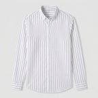 Men's Button-Down Striped Shirt – Slim Fit