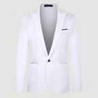 White blazer flatlay